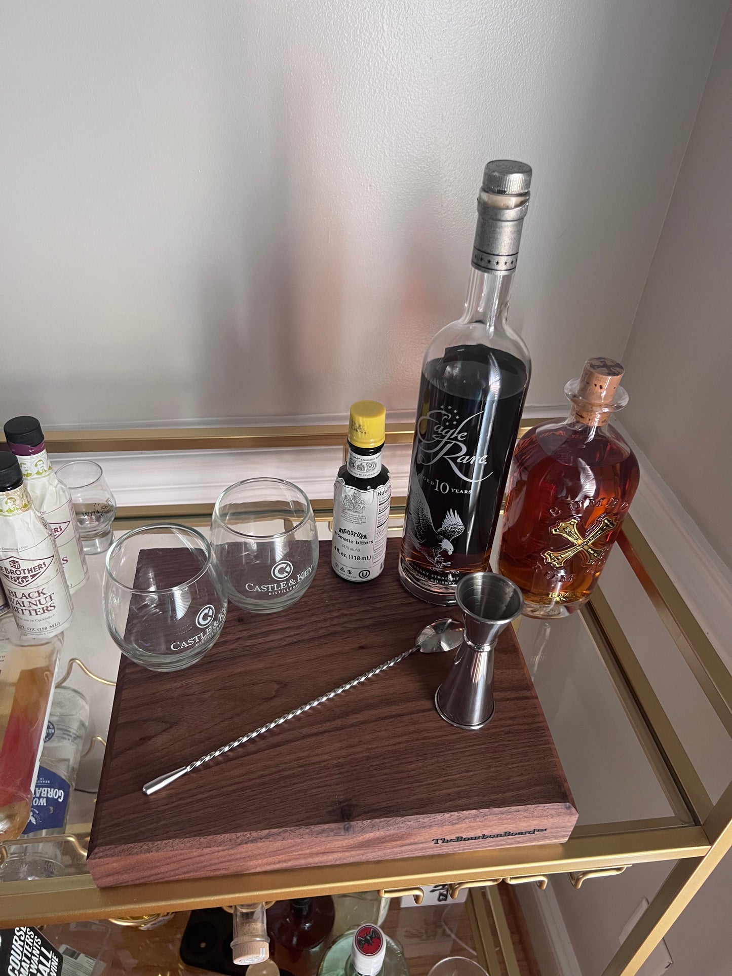 Walnut Reserve Bourbon Board