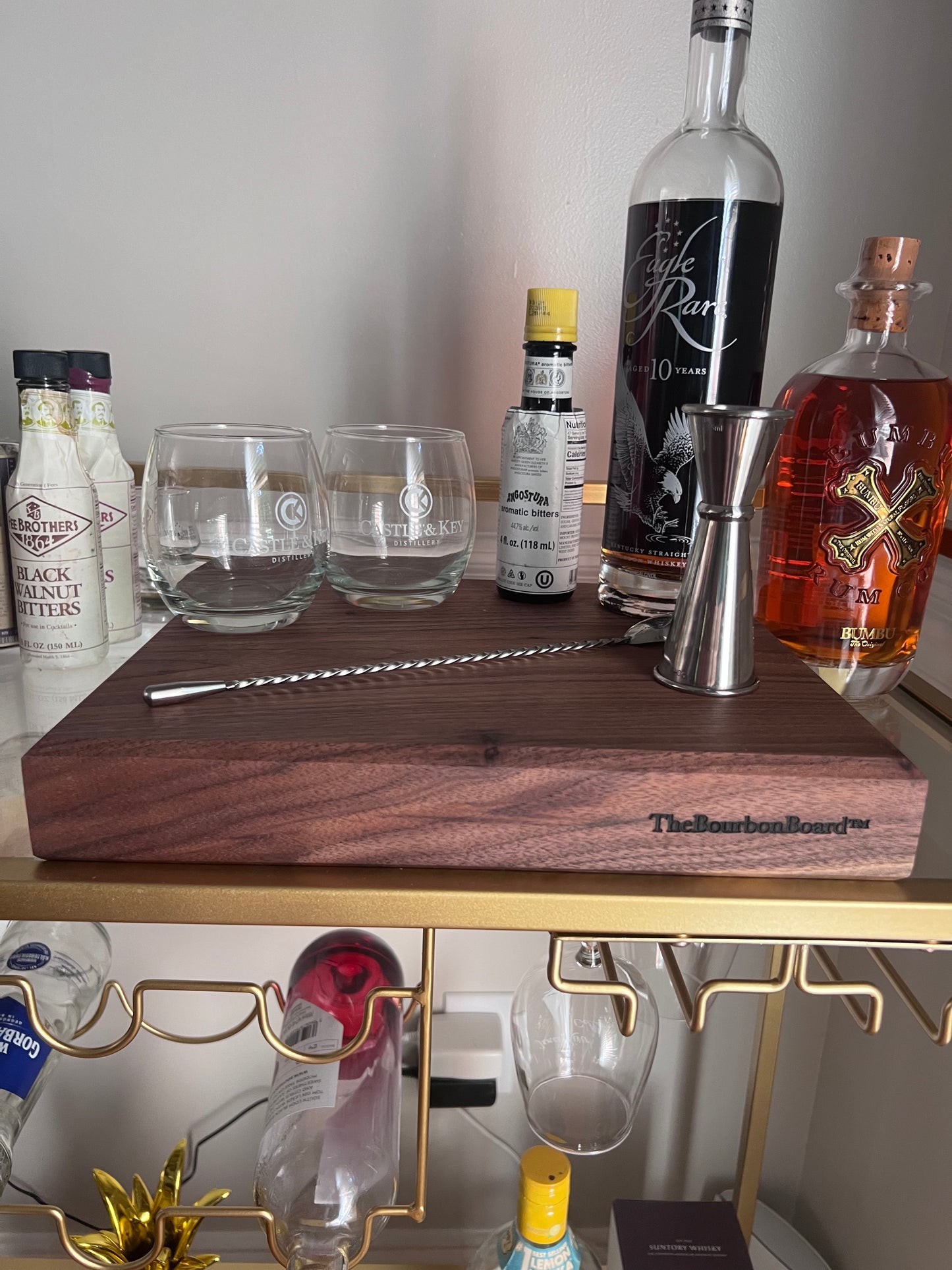 Walnut Reserve Bourbon Board