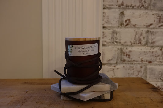 Leather Soy Wax Candle