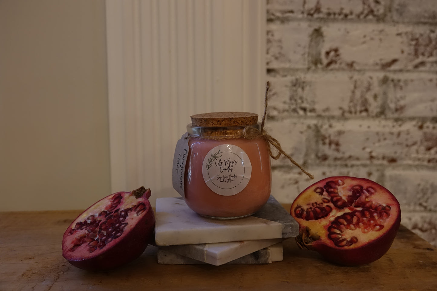 Pomegranate Cider Soy Wax Candle